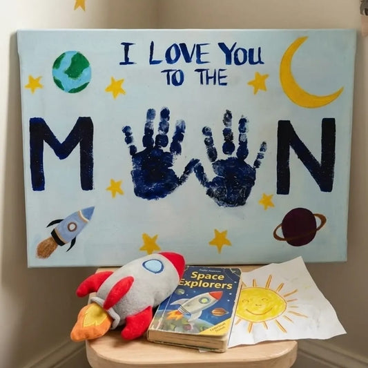 Custom Baby Handprint Canvas