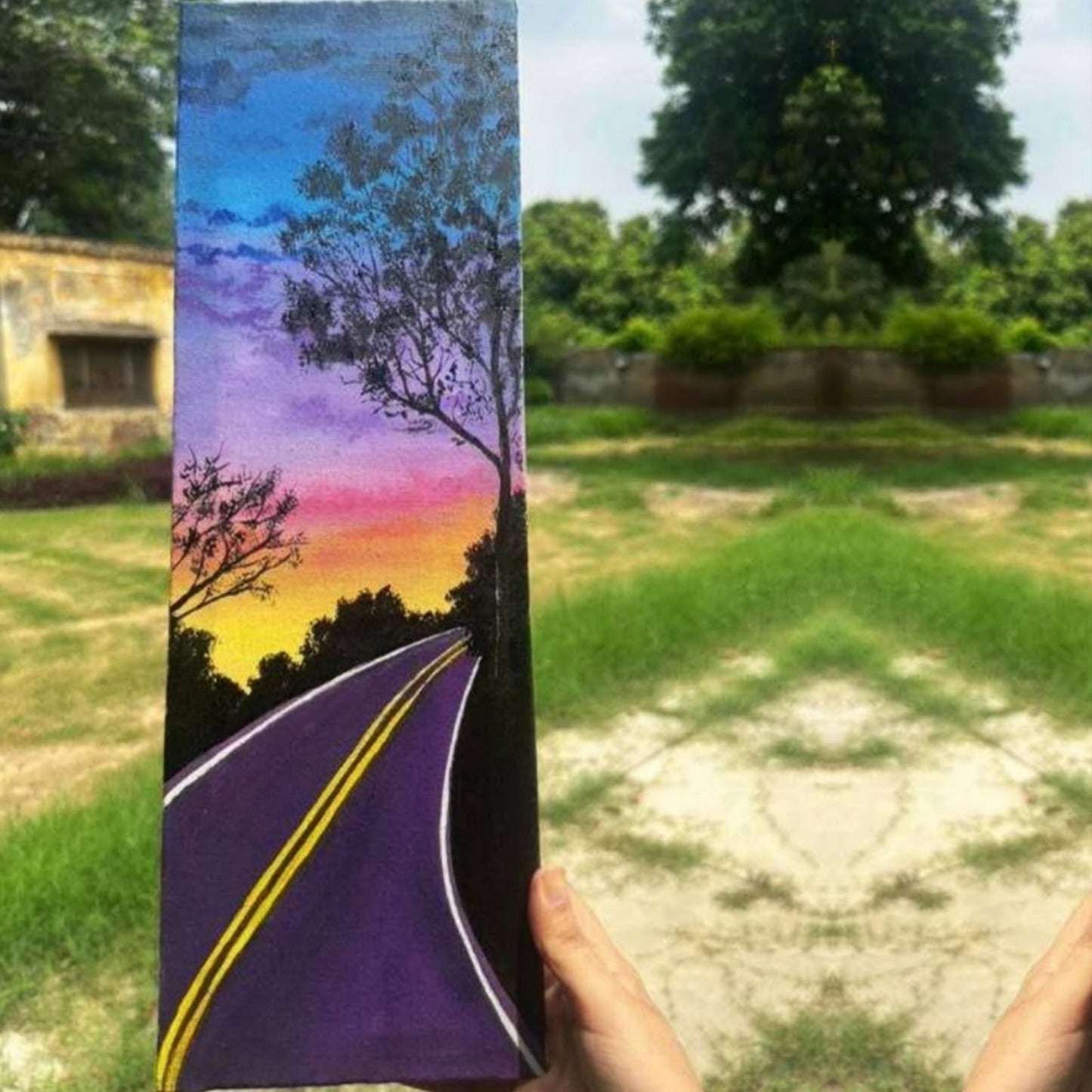 "Late Night Drives" Sunset Canvas