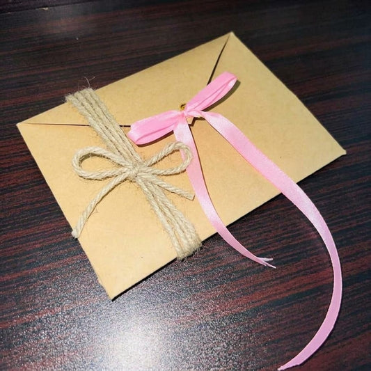 "Wrapped with Love" Custom Wish Card