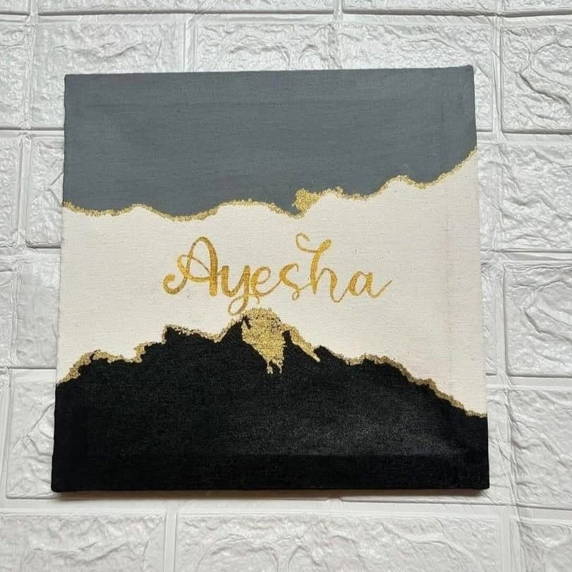 Gold Leaf Name painting