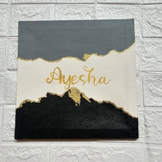 Gold Leaf Name painting