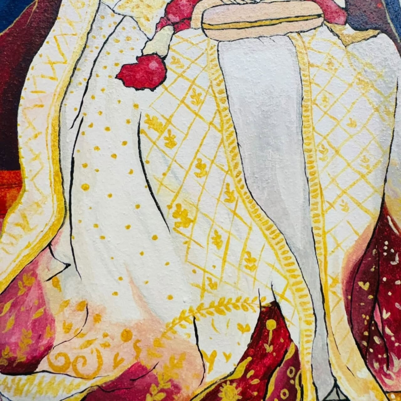 "Match Made in Heaven" Handmade Canvas