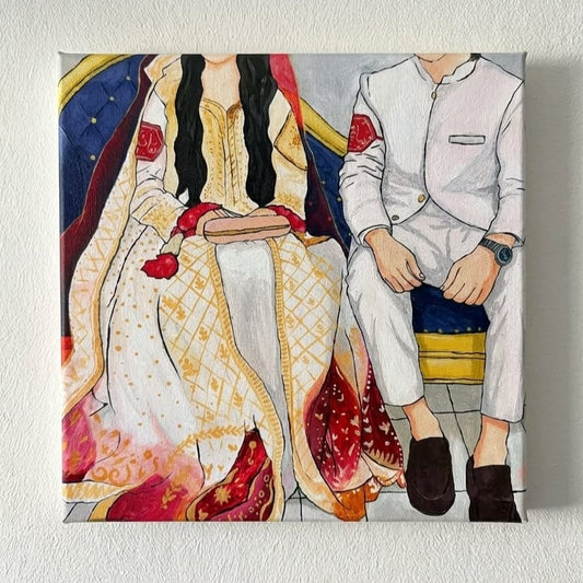 "Match Made in Heaven" Handmade Canvas